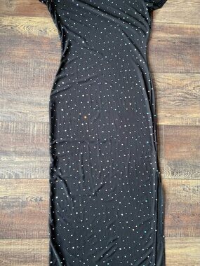 Sparkly Black Maxi Dress
